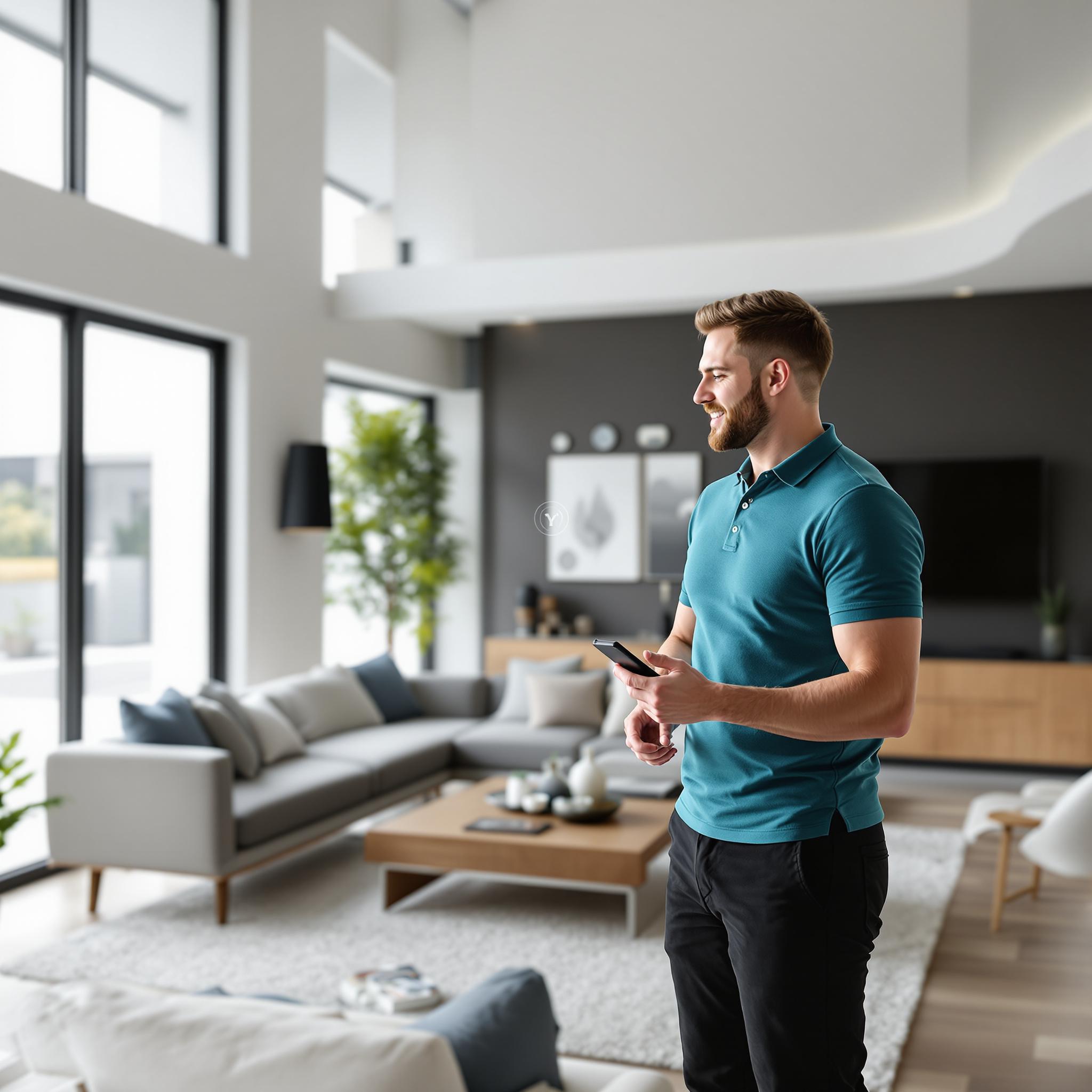 Modern smart home automation installation and setup